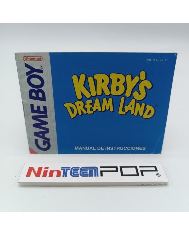 Manual Kirby's Dream Land Game Boy