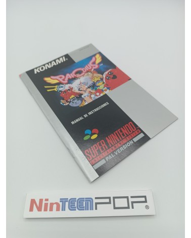 Manual Parodius Super Nintendo