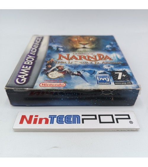 Caja y manual Las Crónicas de Narnia Game Boy Advance