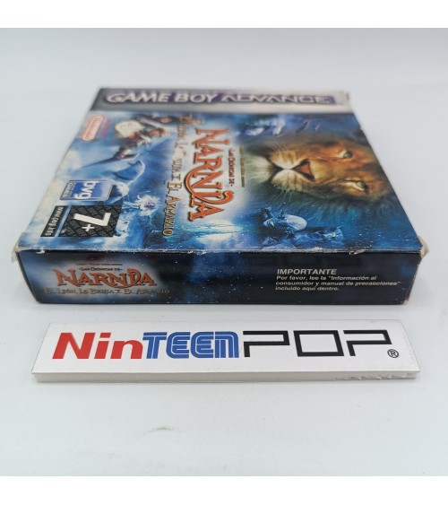 Caja y manual Las Crónicas de Narnia Game Boy Advance