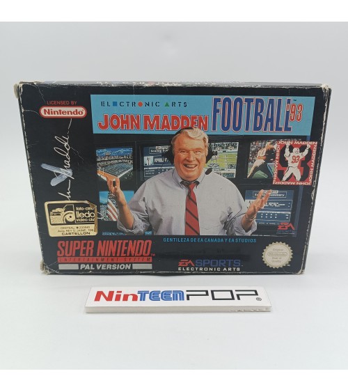 John Madden Football '93 Super Nintendo