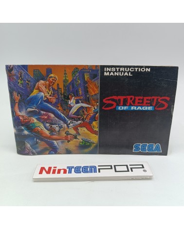 Manual Streets of Rage Mega Drive