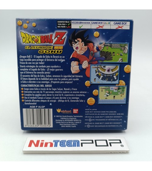 Dragon Ball Z El Legado de Goku Game Boy Advance