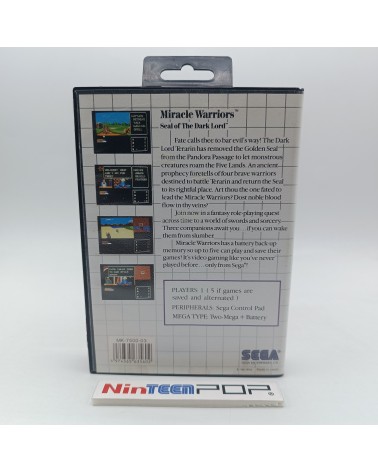 Miracle Warriors Master System