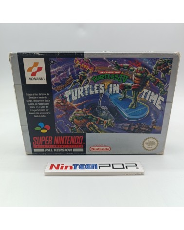 Turtles IV Turtles in Time Super Nintendo