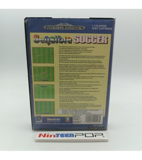 Sensible Soccer Mega Drive