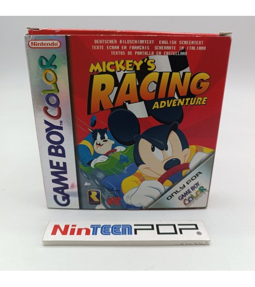 Caja/manual Mickey's Racing Adventure Game Boy Color