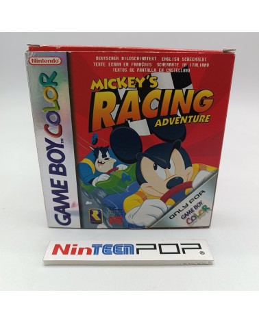 Caja/manual Mickey's Racing Adventure Game Boy Color