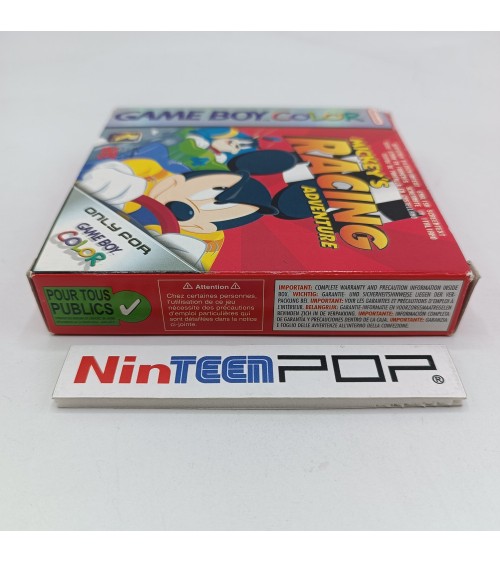 Caja/manual Mickey's Racing Adventure Game Boy Color