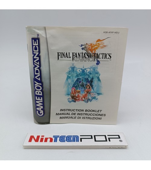 Manual Final Fantasy Tactics Advance Game Boy Advance