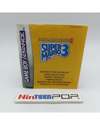 Manual Super Mario Bros 3 Game Boy Advance