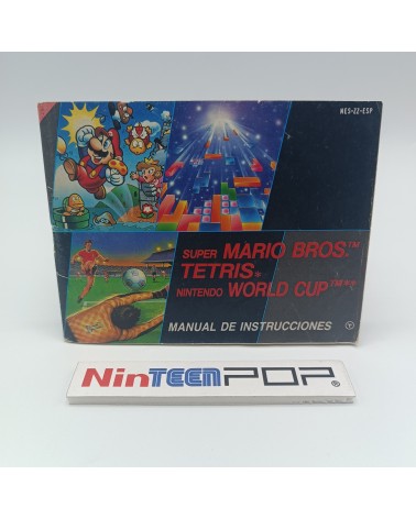 Manual SuperMario Bros/Tetris/Nintendo World Cup NES