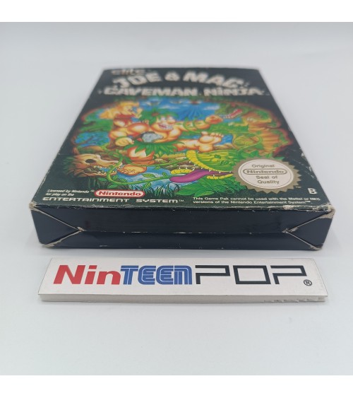 Caja/manual Joe & Mac Caveman Ninja NES