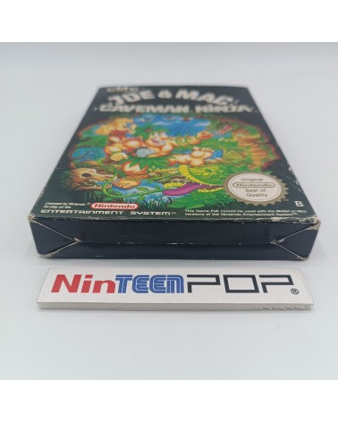 Caja/manual Joe & Mac Caveman Ninja NES