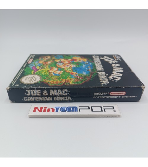 Caja/manual Joe & Mac Caveman Ninja NES