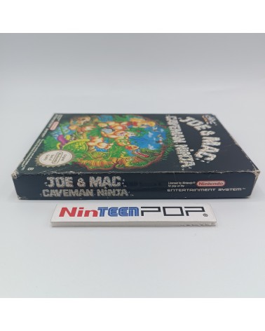 Caja/manual Joe & Mac Caveman Ninja NES