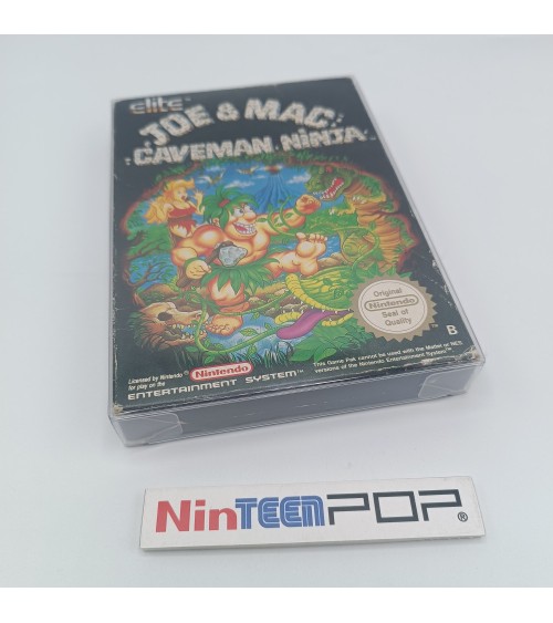 Caja/manual Joe & Mac Caveman Ninja NES