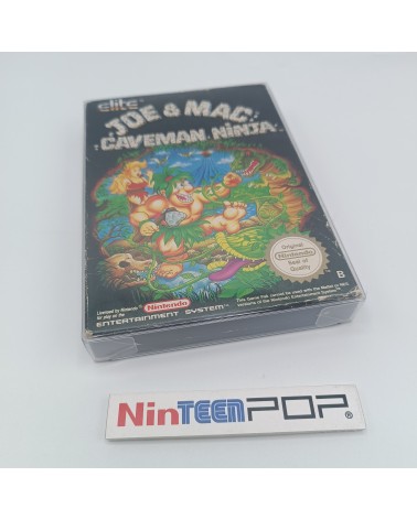 Caja/manual Joe & Mac Caveman Ninja NES