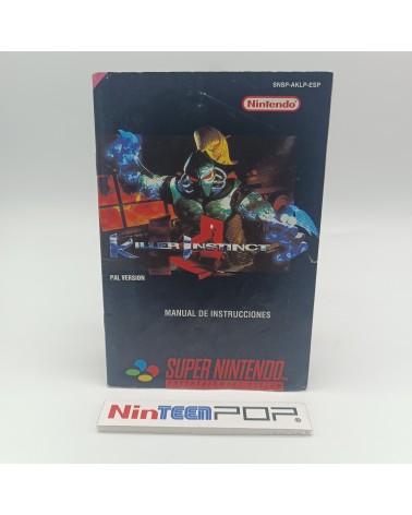 Manual Killer Instinct Super Nintendo