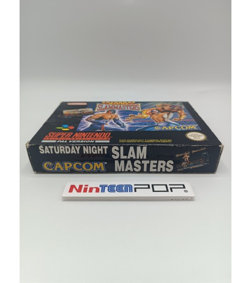 Caja Saturday Night Slammasters Super Nintendo