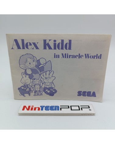 Manual Alex Kidd in Miracle World Master System