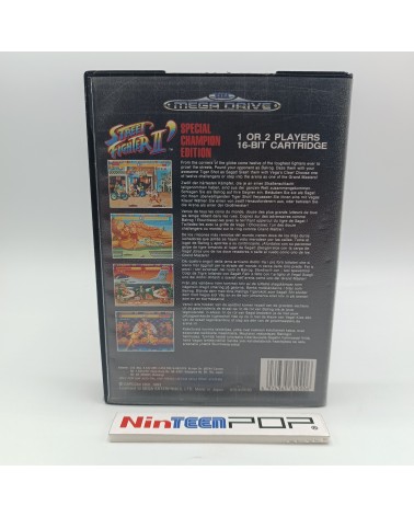 Caja Street Fighter II' Special Champion Edition Mega Drive