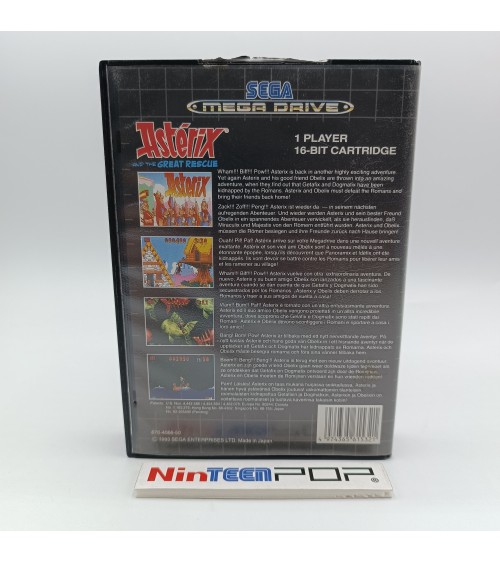 Caja Astérix and the Great Rescue Mega Drive