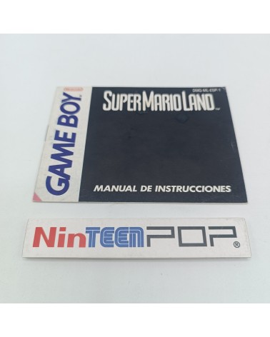 Manual Super Mario Land Game Boy