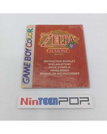 Manual The Legend of Zelda Oracle of Seasons Game Boy Color