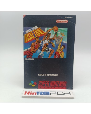 Manual World League Basketball Super Nintendo