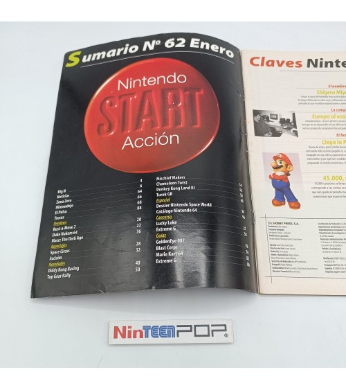 Revista Nintendo Acción 62