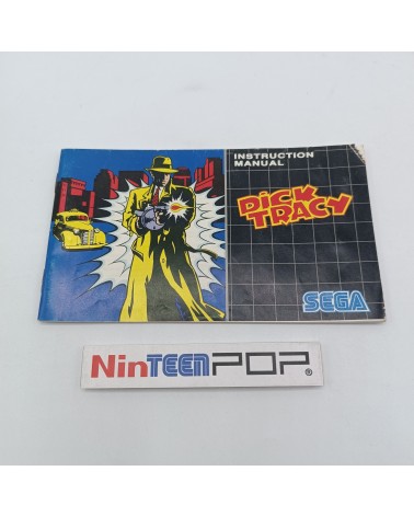 Manual Dick Tracy Mega Drive