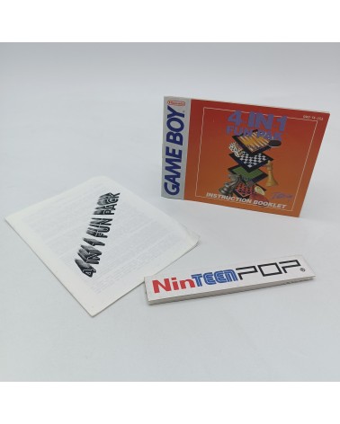 Manuales 4 in 1 Fun Pak Game Boy