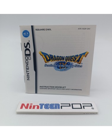 Manual Dragon Quest IX Sentinels of the Starry Skies Nintendo DS