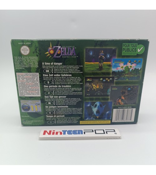 Caja The Legend of Zelda Majora's Mask Nintendo 64