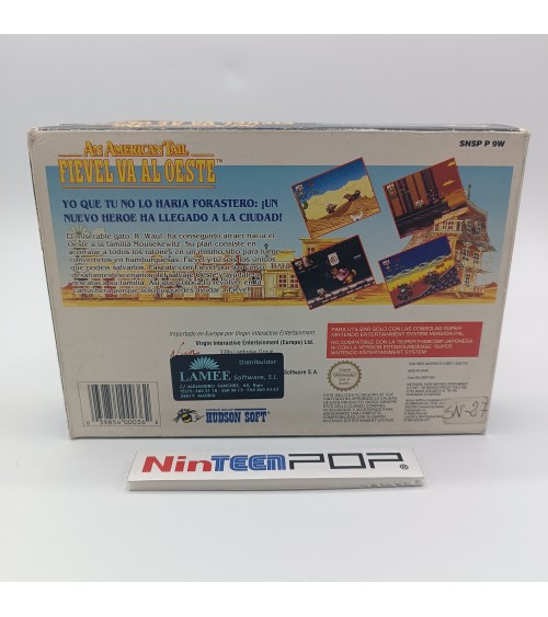 An American Tale Fievel va al Oeste Super Nintendo