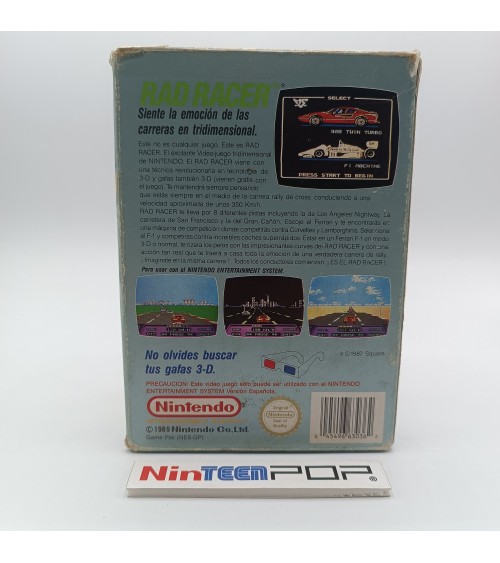Rad Racer NES
