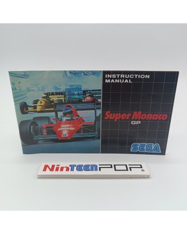 Manual Super Monaco GP Mega Drive