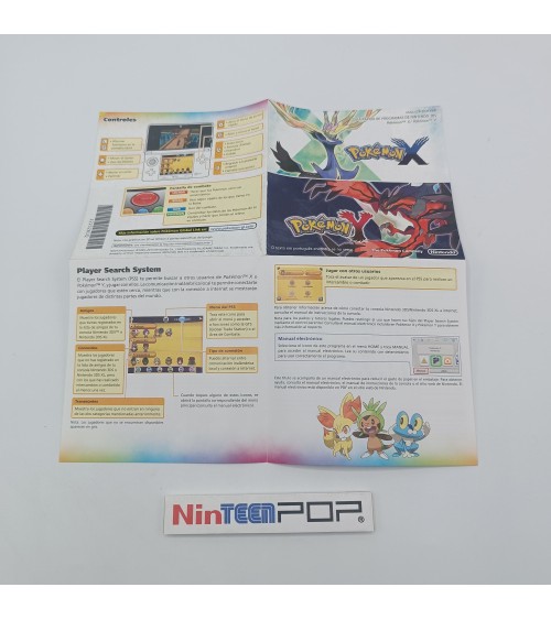 Manual Pokémon X/Y Nintendo 3DS