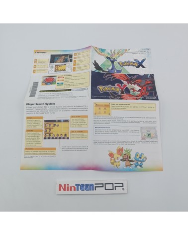 Manual Pokémon X/Y Nintendo 3DS