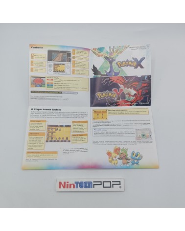 Manual Pokémon X/Y Nintendo 3DS