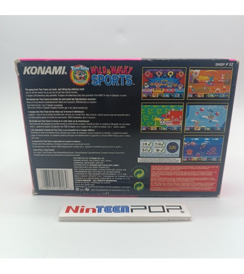 Tiny Toon Wild Wacky Sports Super Nintendo