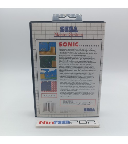 Sonic The Hedgehog Master System