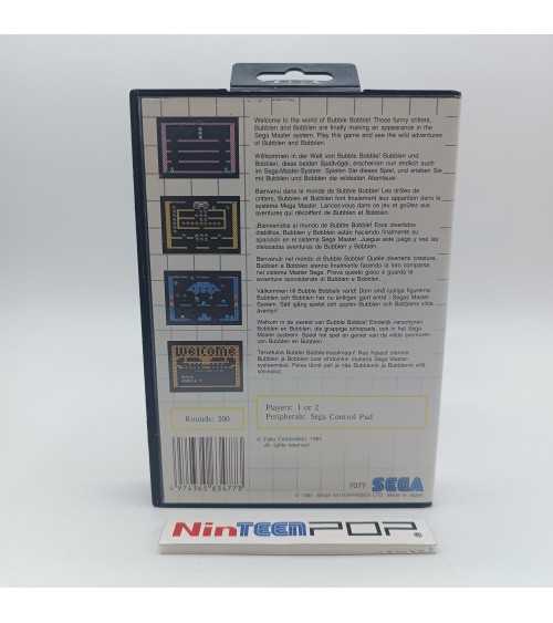 Bubble Bobble Master System