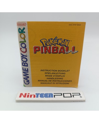 Manual Pokémon Pinball Game Boy Color