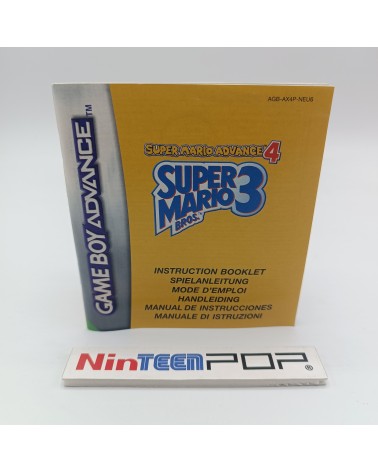 Manual Super Mario Bros 3 Game Boy Advance