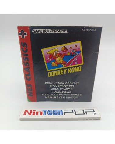Manual Donkey Kong Game Boy Advance