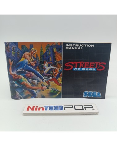 Manual Streets of Rage Mega Drive