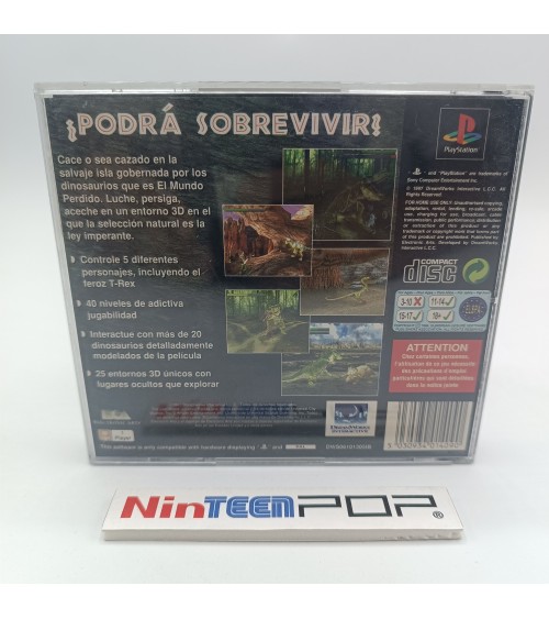 El Mundo Perdido Jurassic Park PlayStation