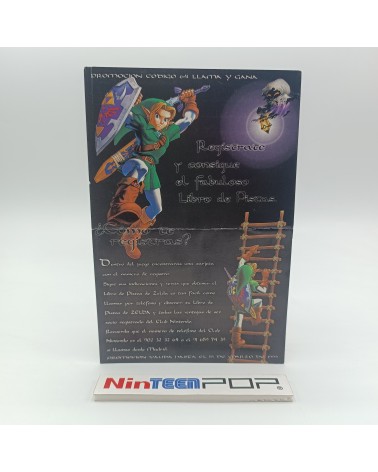 Flyer The Legend of Zelda Ocarina of Time Nintendo 64